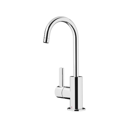 Franke 8.75-In Single Handle Hot Water Filtration Faucet In Polished Chrome,  UNJ-HO-CHR